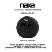 Naxa NRC-172 NRC-172 Spanish Manual