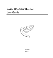 Nokia Wireless Headset HS-36W User Guide