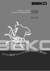 Beko DC7110 User Manual