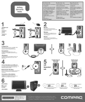 HP CQ2300 Setup Poster (Page 1)