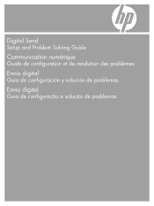 HP LaserJet M4345 Digital Send Setup and Problem Solving Guide - (multiple language)