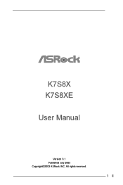 ASRock K7S8X R3.0 User Manual