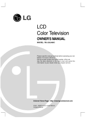 LG RU-20LA80C Owners Manual