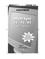 NEC MS95 MultiSync 75/95 User's Manual