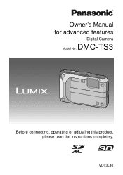 Panasonic DMC-TS3D DMCTS3 User Guide