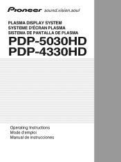 Pioneer PDP5030HD Owner's Manual