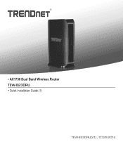 TRENDnet TEW-823DRU Quick Installation Guide
