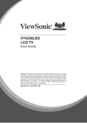 ViewSonic VT4236LED VT4236LED User Guide (English)