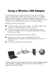 HP Pavilion zt3000 Compaq and HP Notebook PC Series - Using a Wireless LAN Adapter - English