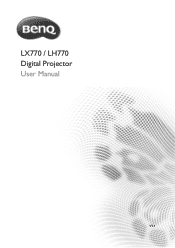 BenQ LH770 User Manual