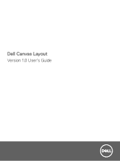 Dell Canvas 27 Canvas Layout Version 1.0 Users Guide