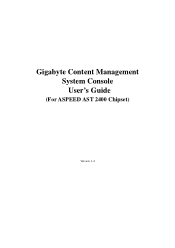 Gigabyte R180-F2A Manual