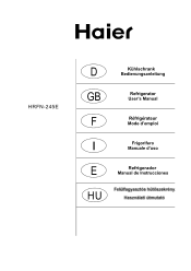 Haier HRFN-245E User Manual