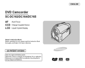 Samsung SCDC165 User Manual (ENGLISH)