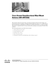 Cisco AIR-ANT2506 User Guide