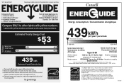 Fisher and Paykel RS2484WRUK1 Energy Label