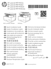 HP LaserJet MFP M436 Quick Installation Guide