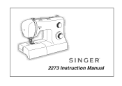 Singer 2273 Esteem II Instruction Manual