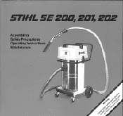 Stihl SE 200 Instruction Manual