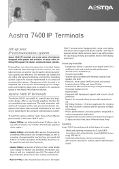 Aastra 7446ip Datasheet - 7400ip terminals