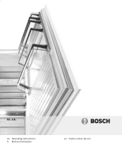 Bosch B10CB80NVW Instructions for Use