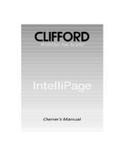 Clifford IntelliPage Owners Guide