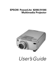 Epson PowerLite 8200i User Manual