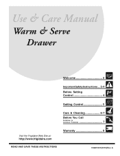 Frigidaire PLEW27S3FC Use and Care Manual