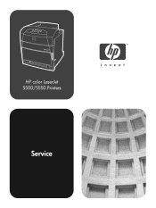 HP Color LaserJet 5500 Service Manual