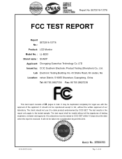 Sharp LL-B220 FCC Certificate