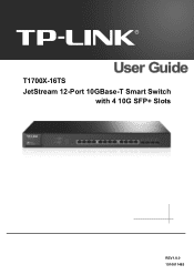 TP-Link T1700X-16TS T1700X-16TSUN V1 User Guide