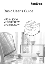 Brother International MFC-9340CDW Users Manual - English