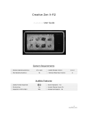 Creative ZEN X-Fi2 User Guide