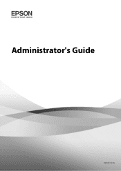 Epson SureColor T3770DE Administrator Guide