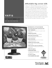 ViewSonic VA916 VA916 PDF Spec Sheet