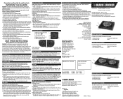 Black & Decker SB1001B User Manual