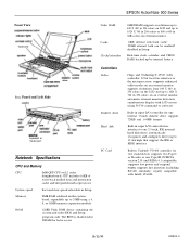 Epson ActionNote 910C Product Information Guide