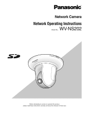 Panasonic WV-NS202 Network Camera