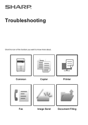 Sharp MX-3570V Color Advanced and Essentials Troubleshooting Guide