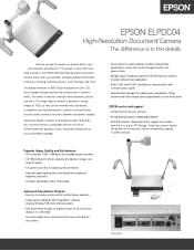 Epson ELPDC04 High Resolution Document Camera Product Brochure