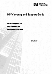 HP Brio ba400 HP Brio BA400 PC, HP Warranty and Support Guide