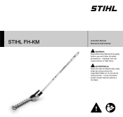 Stihl KM FH Power Scythe Instruction Manual