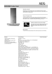 AEG DKB3650M Specification Sheet