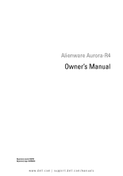 Dell Alienware Aurora R4 Owner's Manual
