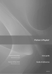 Fisher and Paykel OR36SDBGX2 OR36SDGBX User Guide (English, French)