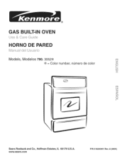 Kenmore 3052 Use and Care Guide