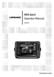 Lowrance HDS-7 Gen3 Manual