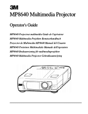 3M MP8640 Operation Guide