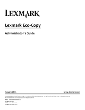 Lexmark Apps Eco-Copy