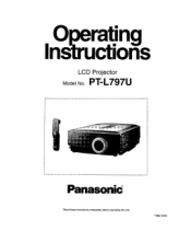 Panasonic PTL797U PTL797U User Guide